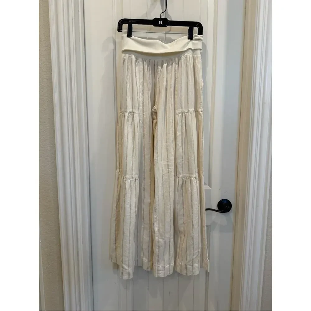 Pilcro Tiered Palazzo Pants